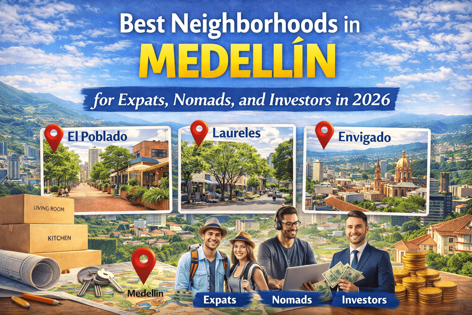 Best Neighborhoods in Medellín for Expats, Nomads, and Investors in 2026