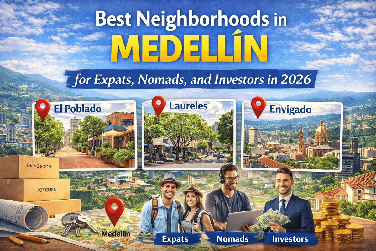 Best Neighborhoods in Medellín for Expats, Nomads, and Investors in 2026